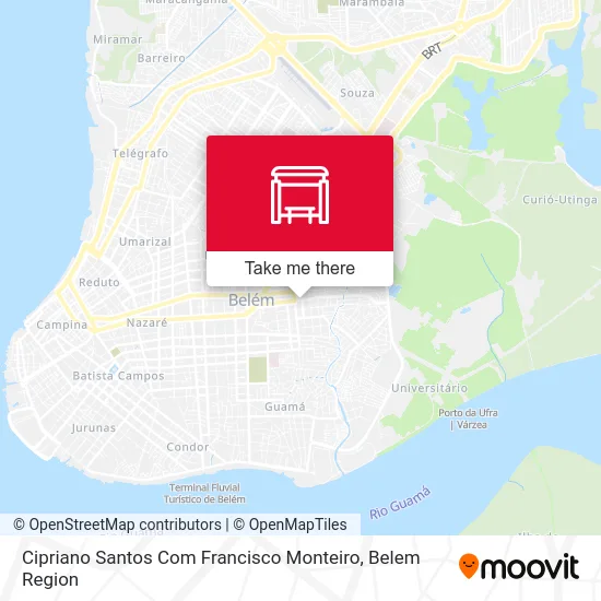 Cipriano Santos Com Francisco Monteiro map