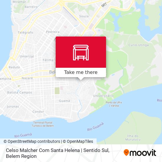 Celso Malcher Com Santa Helena | Sentido Sul map