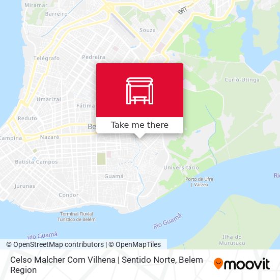 Celso Malcher Com Vilhena | Sentido Norte map