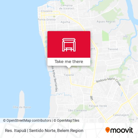 Res. Itapuã | Sentido Norte map