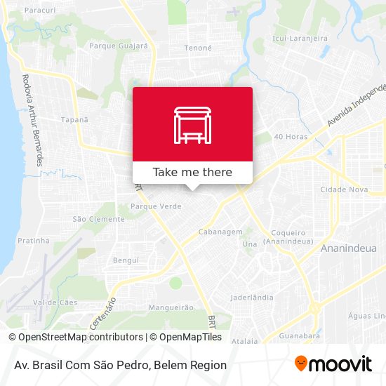 Av. Brasil Com São Pedro map