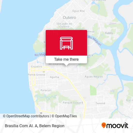 Brasília Com Al. A map