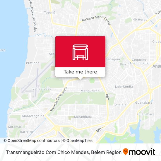 Transmangueirão Com Chico Mendes map