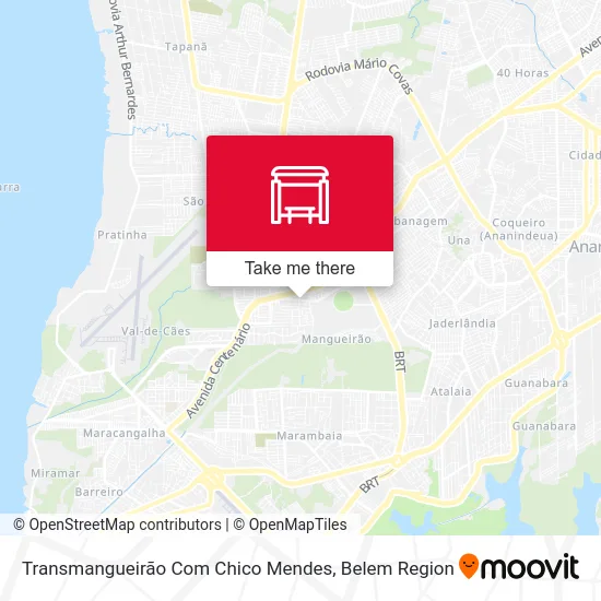 Transmangueirão Com Chico Mendes map