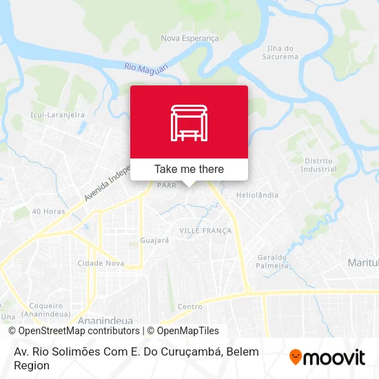 Av. Rio Solimões Com E. Do Curuçambá map