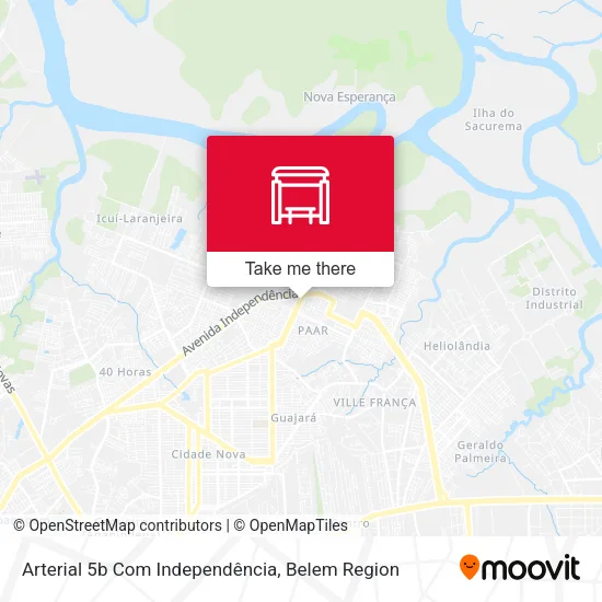 Arterial 5b Com Independência map
