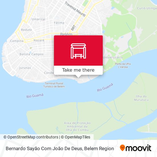 Bernardo Sayão Com João De Deus map