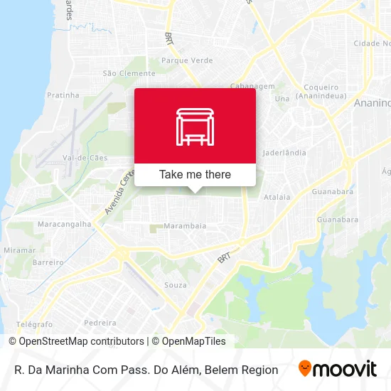R. Da Marinha Com Pass. Do Além map