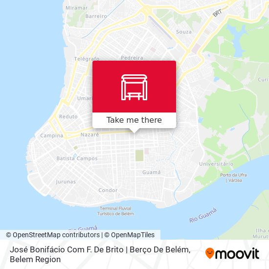 José Bonifácio Com F. De Brito | Berço De Belém map