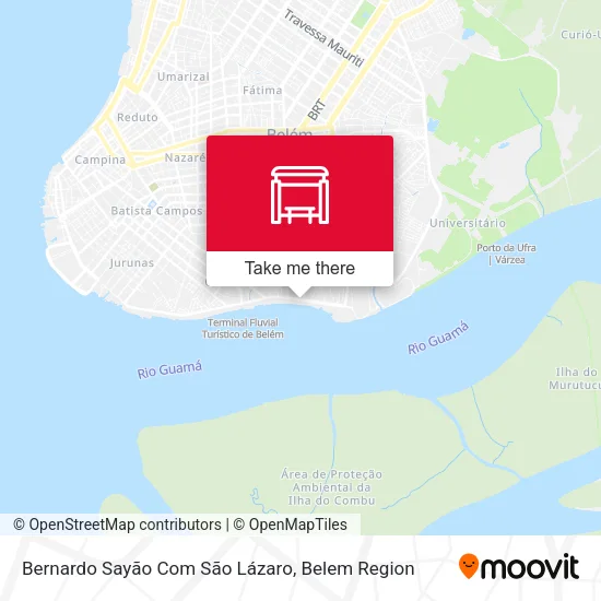 Bernardo Sayão Com São Lázaro map