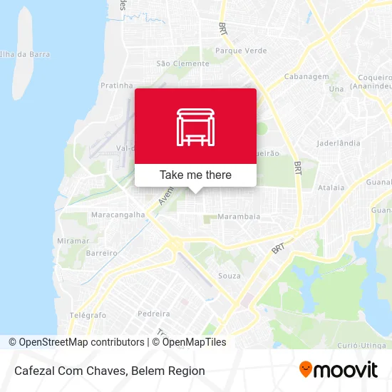 Cafezal Com Chaves map