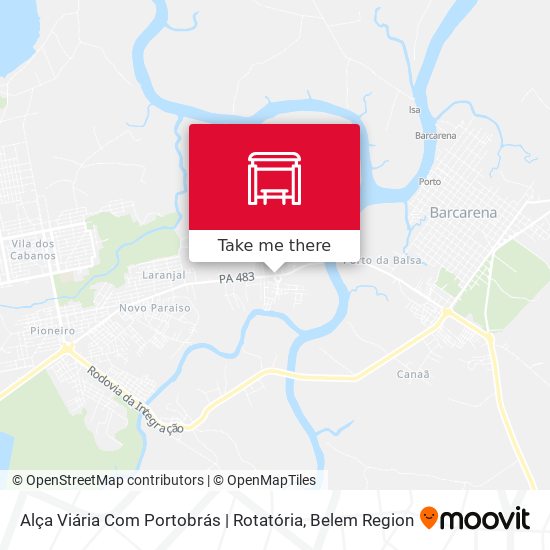 Alça Viária Com Portobrás | Rotatória map