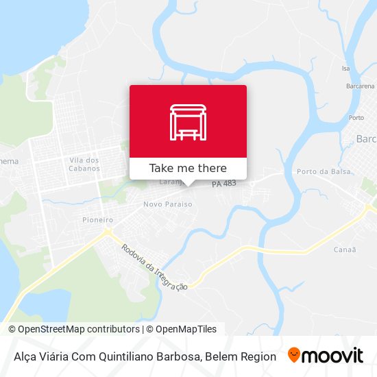 Alça Viária Com Quintiliano Barbosa map