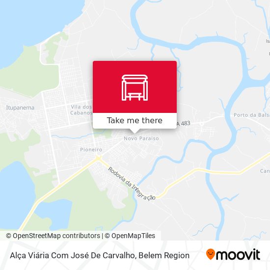Alça Viária Com José De Carvalho map