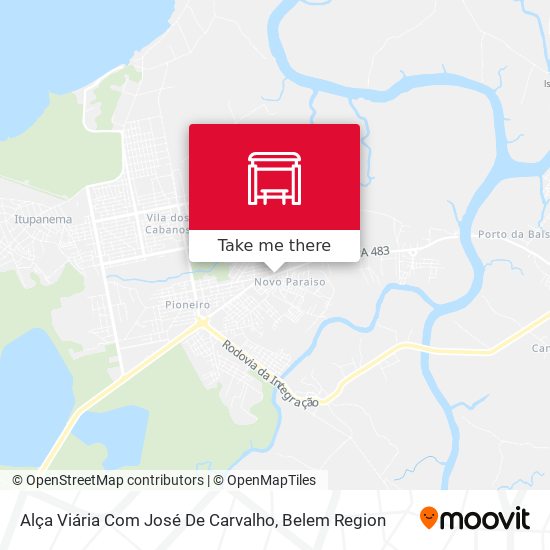 Alça Viária Com José De Carvalho map