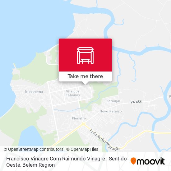 Francisco Vinagre Com Raimundo Vinagre | Sentido Oeste map