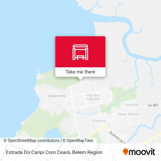 Estrada Do Caripi Com Ceará map