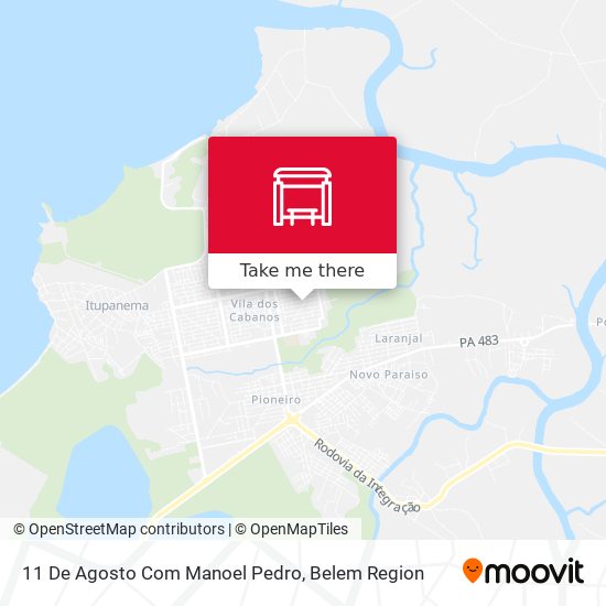 11 De Agosto Com Manoel Pedro map