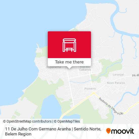 11 De Julho Com Germano Aranha | Sentido Norte map