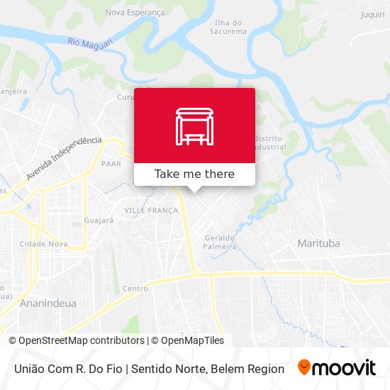 União Com R. Do Fio | Sentido Norte map