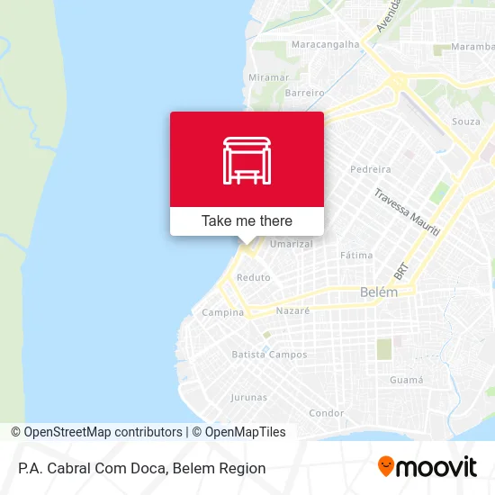 P.A. Cabral Com Doca map