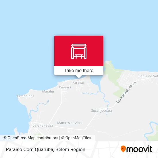 Paraíso Com Quaruba map