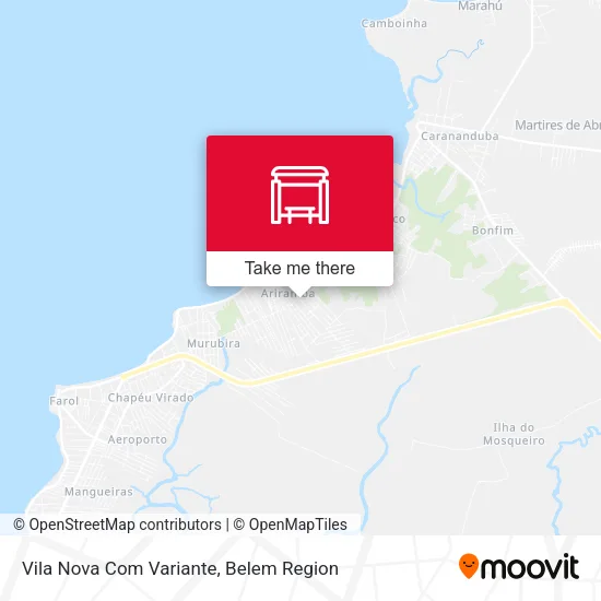 Vila Nova Com Variante map