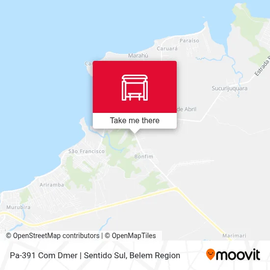 Pa-391 Com Dmer | Sentido Sul map