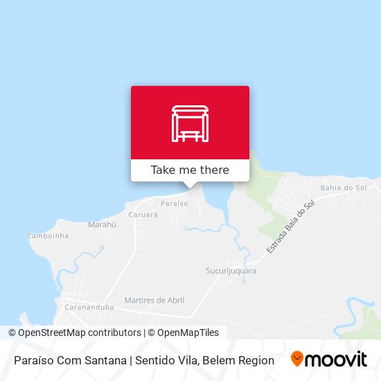 Paraíso Com Santana | Sentido Vila map