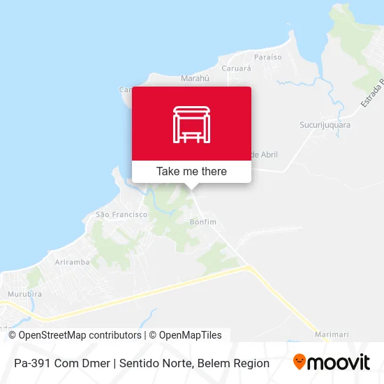 Pa-391 Com Dmer | Sentido Norte map