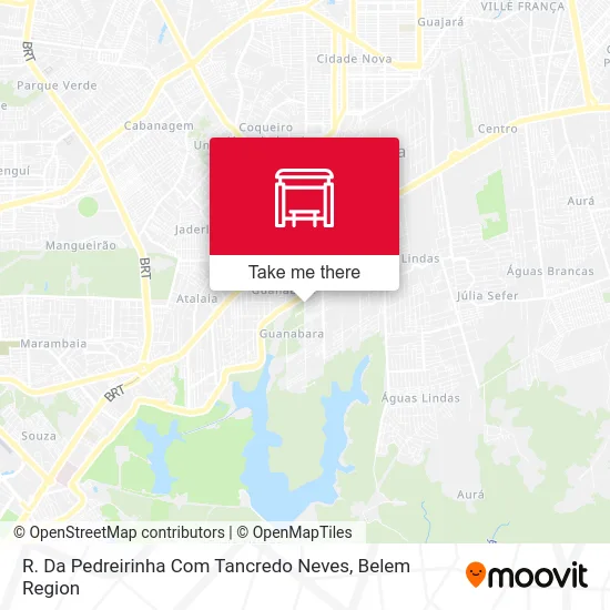 R. Da Pedreirinha Com Tancredo Neves map