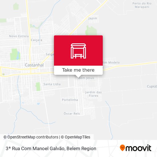 3ª Rua Com Manoel Galvão map