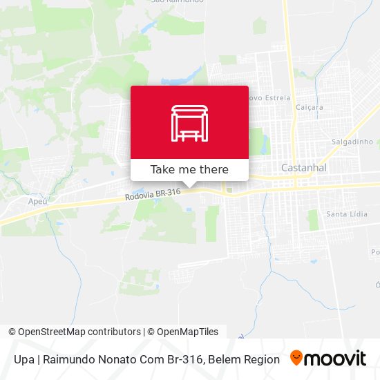 Upa | Raimundo Nonato Com Br-316 map
