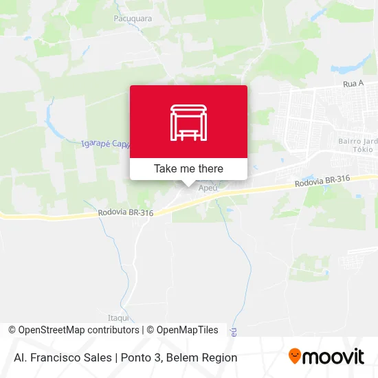 Al. Francisco Sales | Ponto 3 map