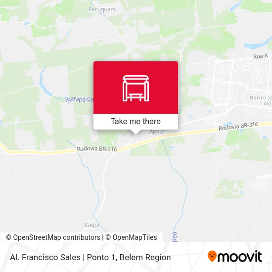 Al. Francisco Sales | Ponto 1 map