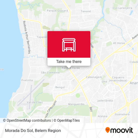 Morada Do Sol map