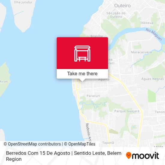 Berredos Com 15 De Agosto | Sentido Leste map