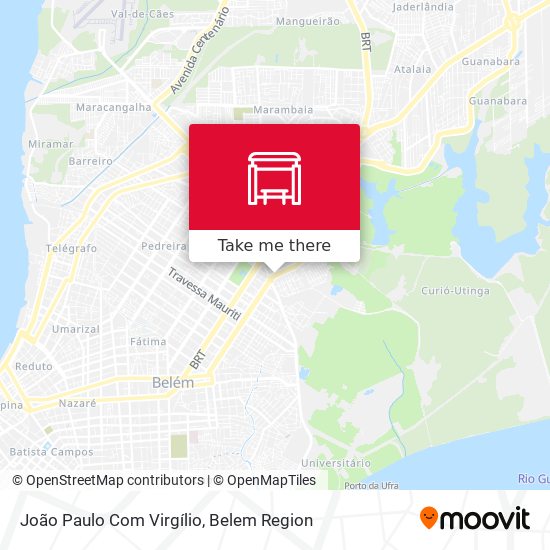 João Paulo Com Virgílio map