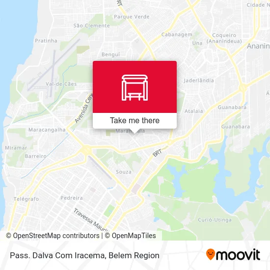 Pass. Dalva Com Iracema map