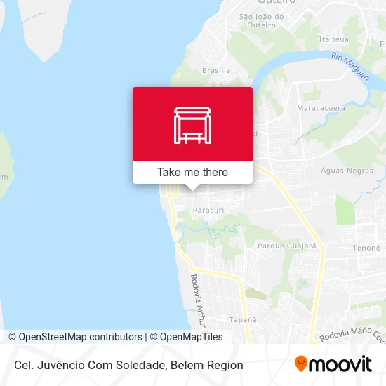 Cel. Juvêncio Com Soledade map