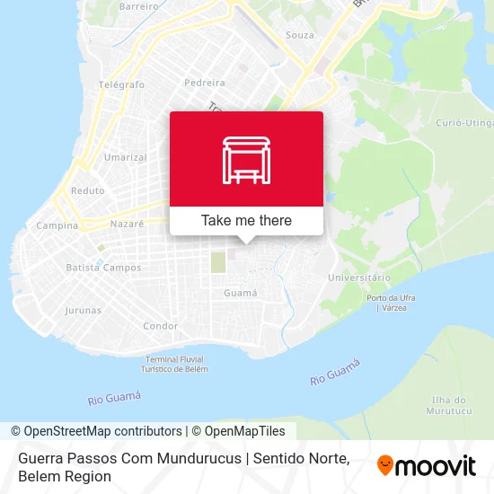 Guerra Passos Com Mundurucus | Sentido Norte map