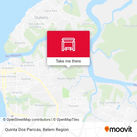 Quinta Dos Paricás map