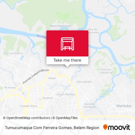 Tumucumaque Com Ferreira Gomes map