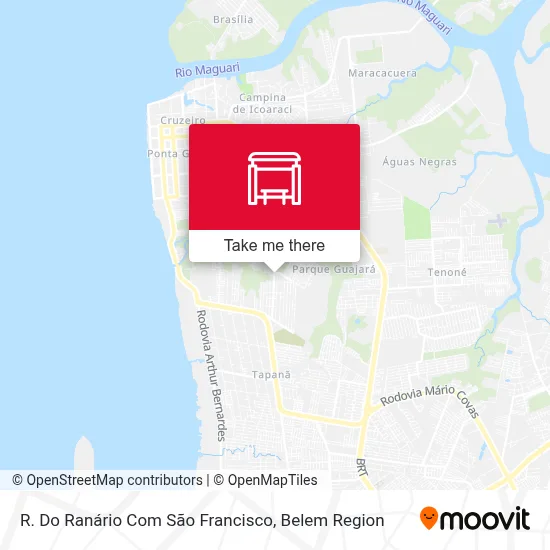 R. Do Ranário Com São Francisco map