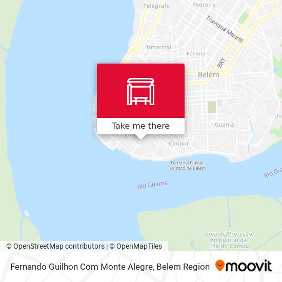 Fernando Guilhon Com Monte Alegre map