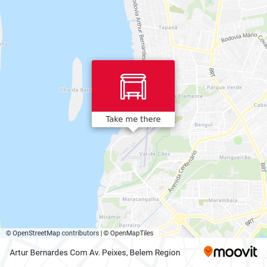 Artur Bernardes Com Av. Peixes map