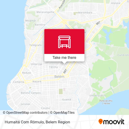 Humaitá Com Rômulo map