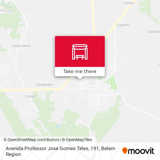 Avenida Professor José Gomes Téles, 191 map