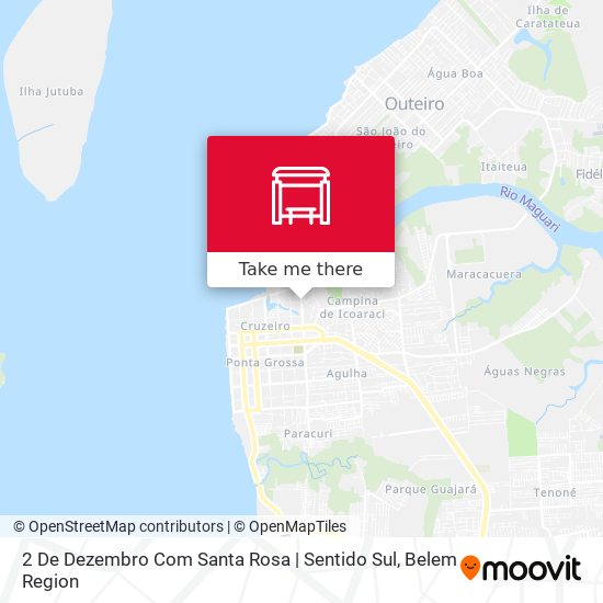 2 De Dezembro Com Santa Rosa | Sentido Sul map