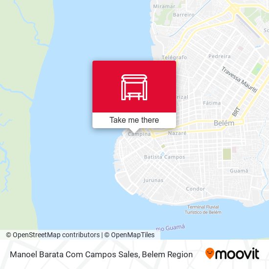 Mapa Manoel Barata Com Campos Sales